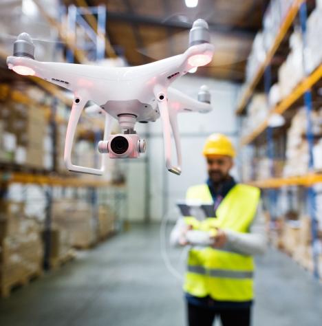 Az ellátási lánc jövője: kobotok, drónok és AI-kamerák